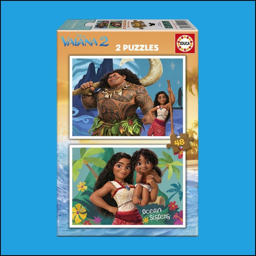 Puzzle 2 en 1 vaiana