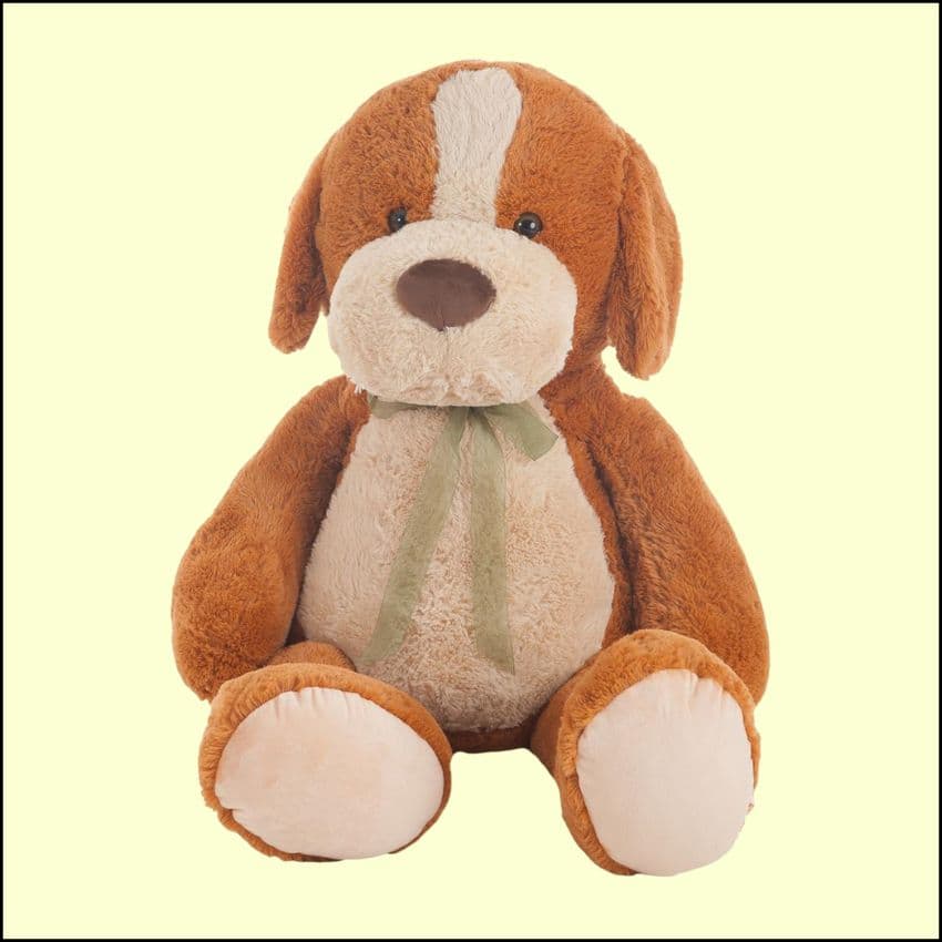 Peluche gigante perro marron
