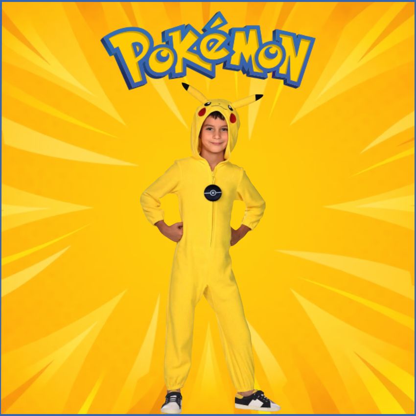 Disfraz Pikachu Pokemon Niños
