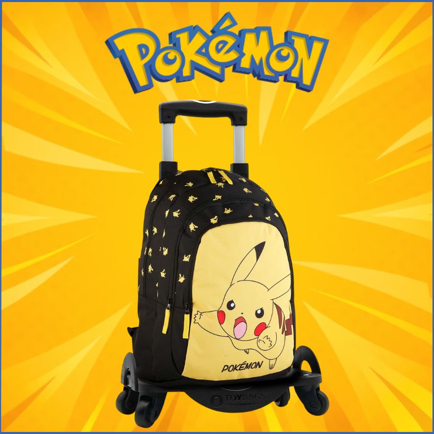 Mochila con Ruedas Pokémon Pikachu