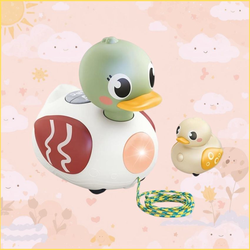 Mamá pato y patito